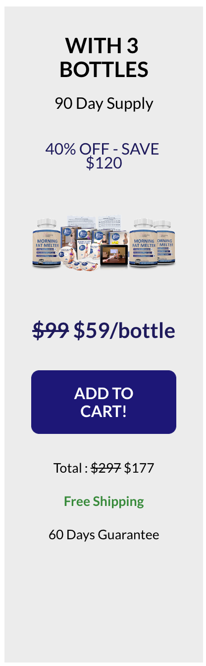 Morning Fat Melter - 3 Bottles